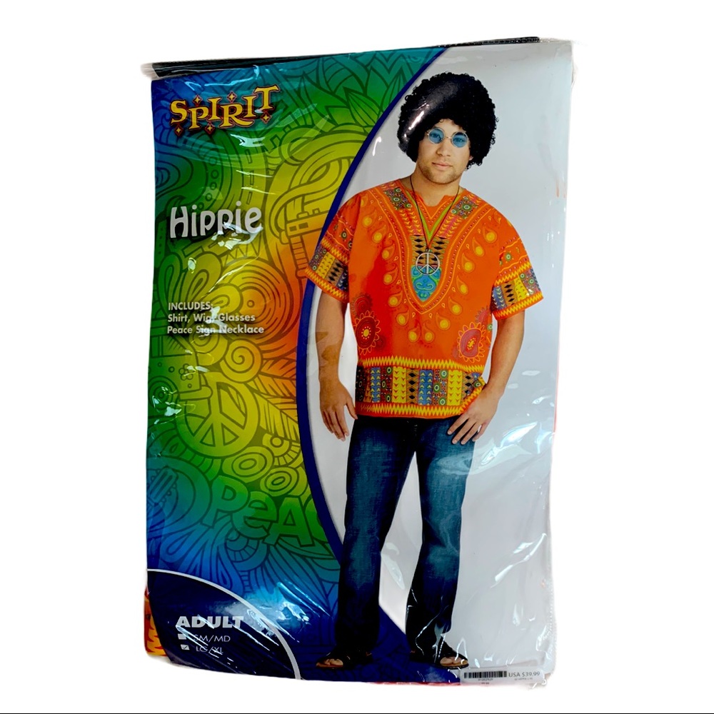 Spirit Halloween men’s hippie costume